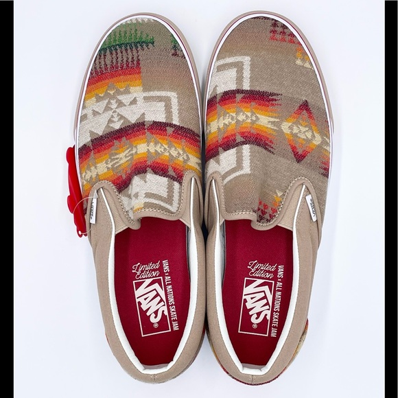 NEW RARE🔥 VANS x Pendleton Slip On Southwestern All Nations Skate Jam Men’s 11 - Picture 9 of 12